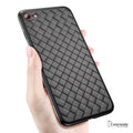 Luxury Grid Weaving Ultra Thin Case for iPhone SE (2020)