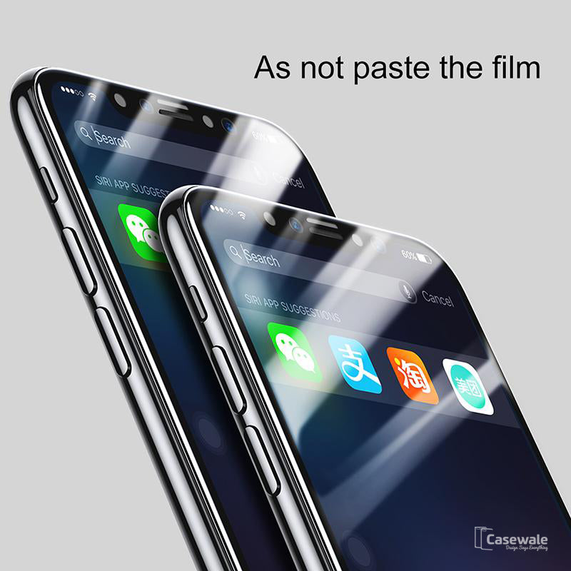iPhone X 3D Tempered 0.3mm Ultra Thin 9H Full Screen Coverage Glass