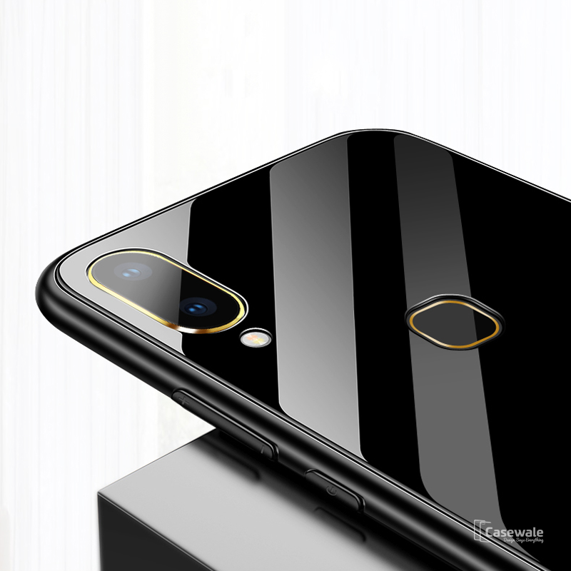 Msvii Luxury Slim Tempered Glass Case for Vivo V9