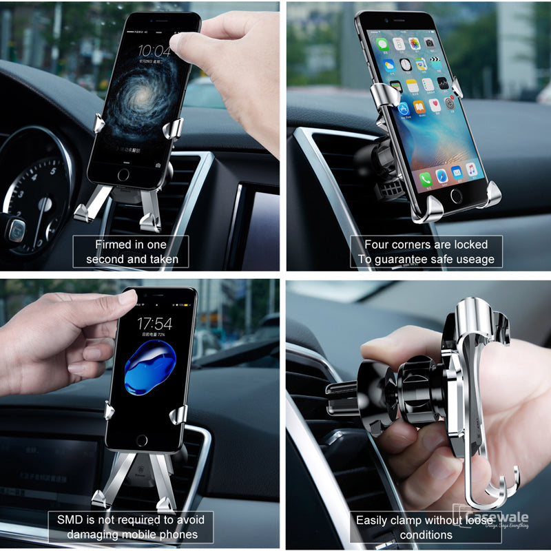 Luxury Adjustable Air Vent Car Mount Phone Holder