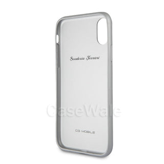 Ferrari Heritage Aluminium V Stripe Hard Case for iPhone X