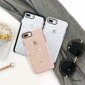 Luxury Geometric Diamond Transparent  Case for iPhone 7/ 8, 7 Plus/ 8 Plus