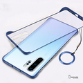 Luxury Frameless Semi Transparent Ring Finger Case for Galaxy Note 10 / 10 Plus