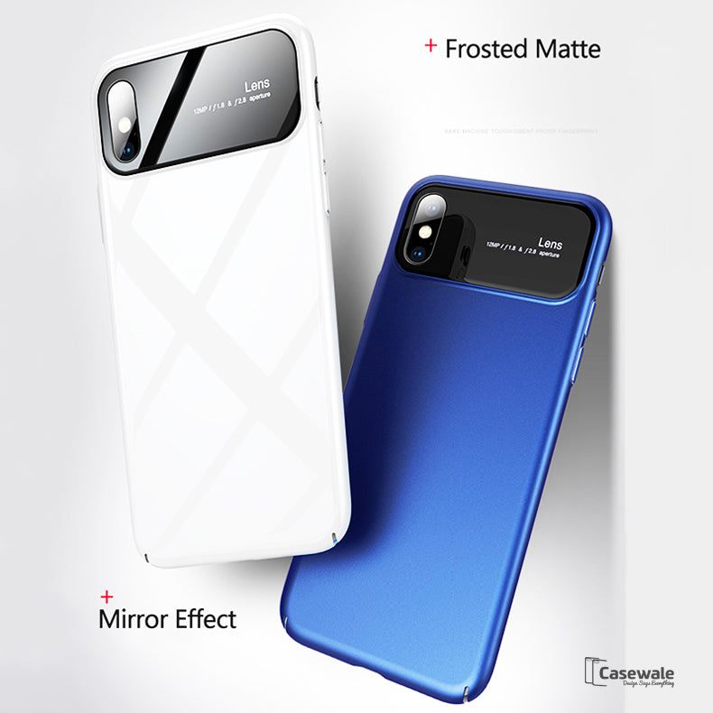 Luxury Smooth Ultra Thin Mirror Effect Case For iPhone XS