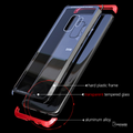 Luxury Metal Aluminum Tempered Glass Case for Galaxy S9/ S9 Plus