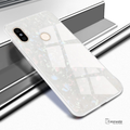 Luxury Marble Pattern Tempered Glass Case for Redmi Y2
