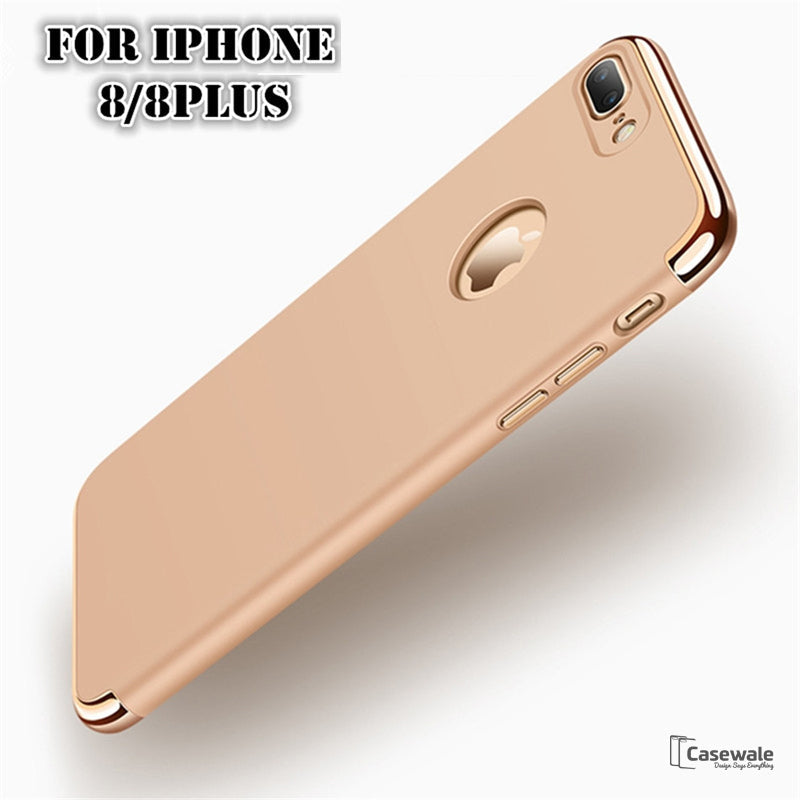 Luxury Electroplating Hard PC Case for iPhone 8/ 8 Plus