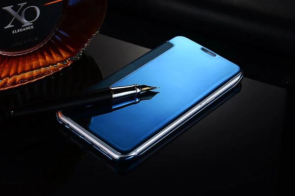 Galaxy J7 Prime Mirror Plating Flip Case