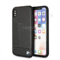 BMW Genuine Leather Case With Logo Imprint For iPhone X