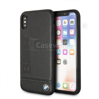 BMW Genuine Leather Case With Logo Imprint For iPhone X