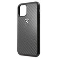 Ferrari Heritage Real Carbon Fiber Hard Case for iPhone 11 Series