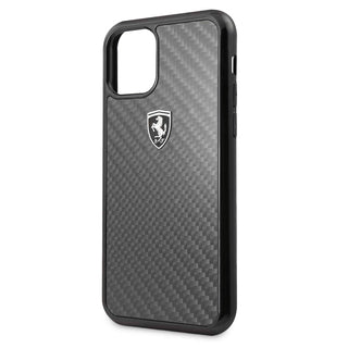 Ferrari Heritage Real Carbon Fiber Hard Case for iPhone 11 Series