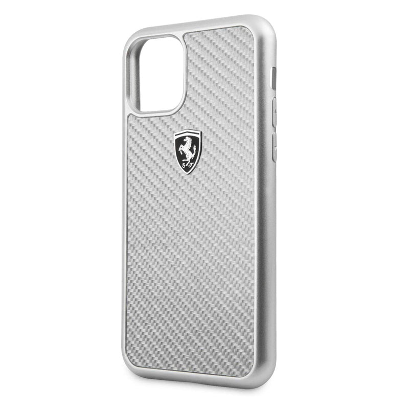 Ferrari Heritage Real Carbon Fiber Hard Case for iPhone 11 Series