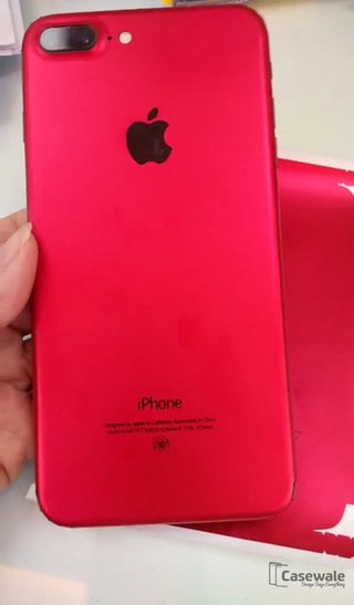 iPhone Red Full Curved Skin/ Sticker Back Body Protection