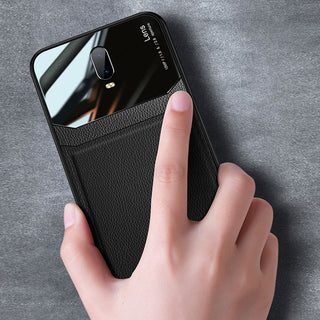 Leather Lens Luxury Card Holder Case For OnePlus 6T