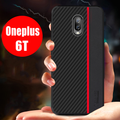 Original CENMASO Carbon Fiber PU Leather Case For OnePlus 6 / 6T