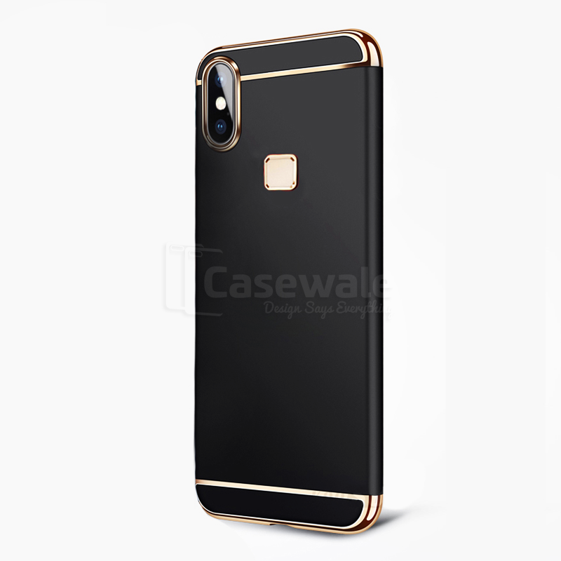 Luxury 3 in1 Electroplating Back Case For VIVO V9