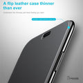 Baseus Touchable Glass Flip TPU Back Shell Case For iPhone XS