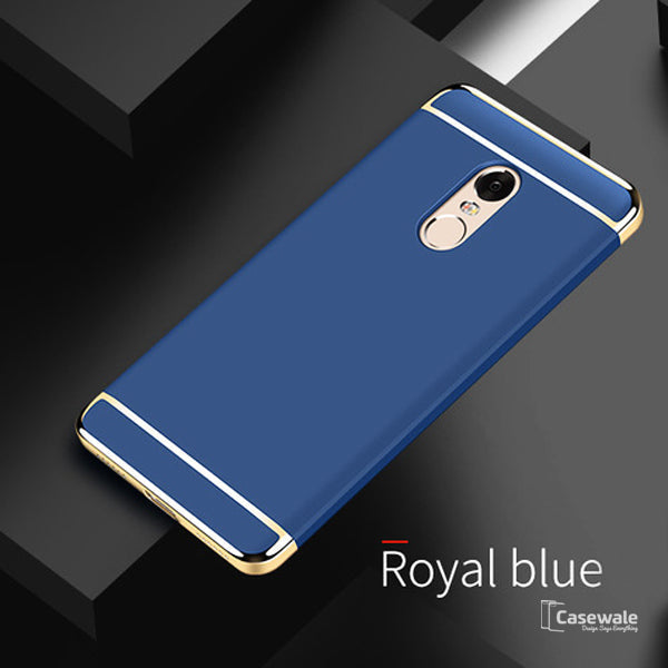 Luxury 3 in 1 Electroplating Case for Redmi Note 5
