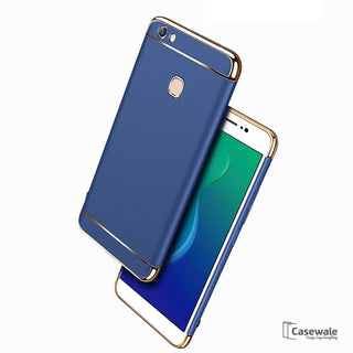Luxury Electroplating 3 in 1 Case for Vivo V7/ V7 Plus