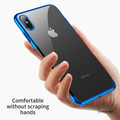 High-end Fashion Transparent Phone Case for iPhone XS