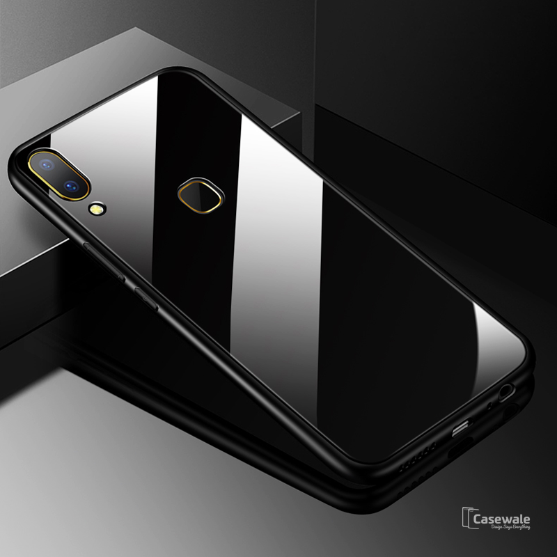 Msvii Luxury Slim Tempered Glass Case for Vivo V9
