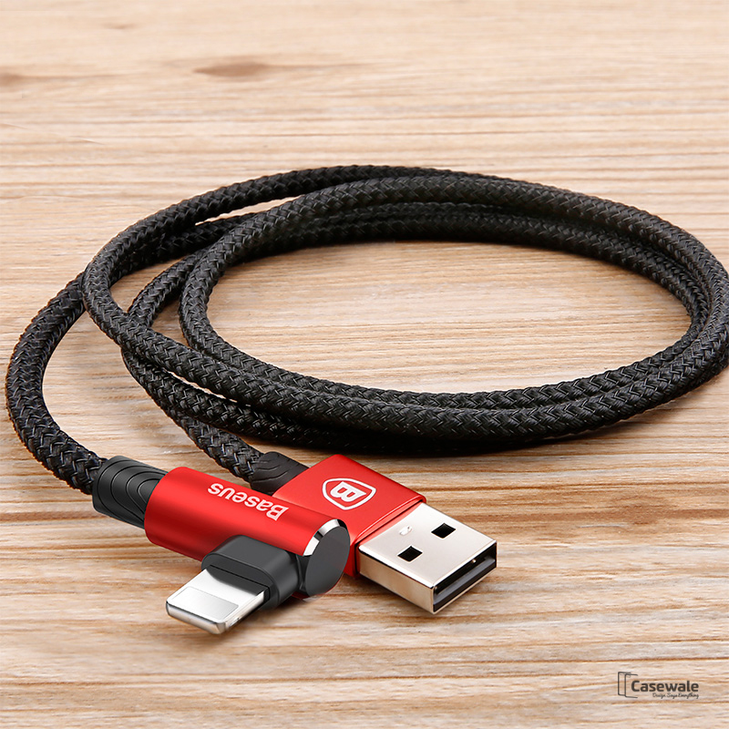 Baseus 90 Degree L Type USB Cable For iPhone