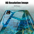 Luxury Artistic Marble Glass Case for Vivo V11 Pro