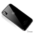iPhone X High-end Fashion Transparent Plated Mobile Phone Case