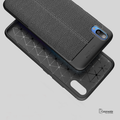Luxury Auto Focus Leather Texture Case For Vivo V11 Pro