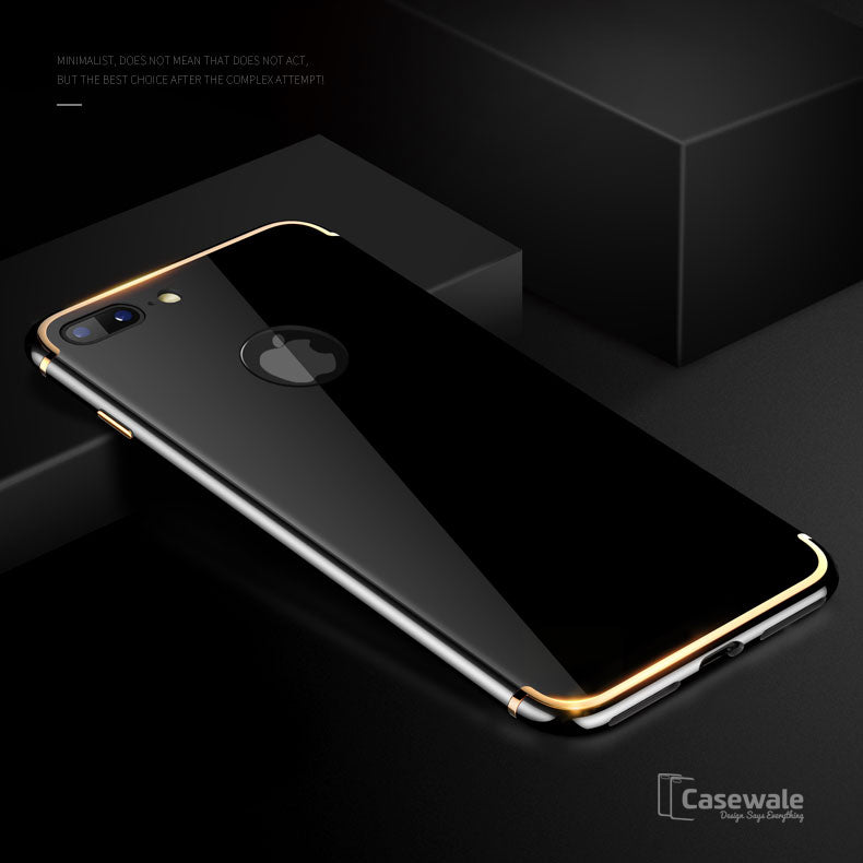 Special Edition Gold Plating Back Case for Apple iPhone 8, 8 Plus