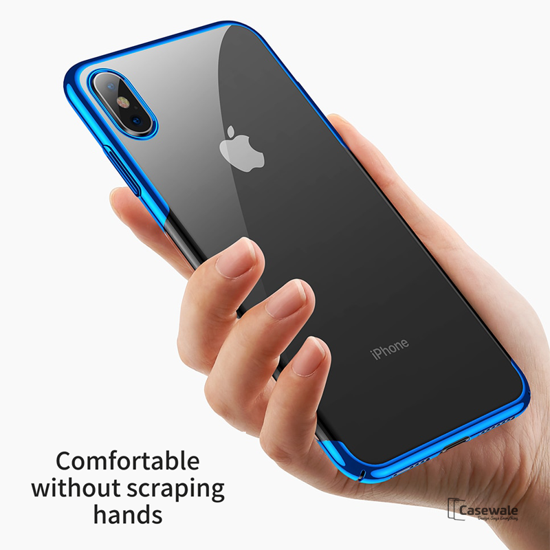 High-end Fashion Transparent Phone Case for iPhone XS Max