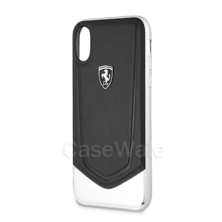 Ferrari Heritage Aluminium V Stripe Hard Case for iPhone X