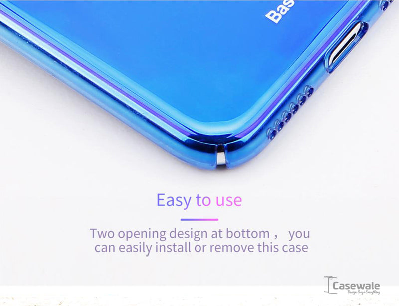 Luxury Aura Gradient Hard PC Case for iPhone X