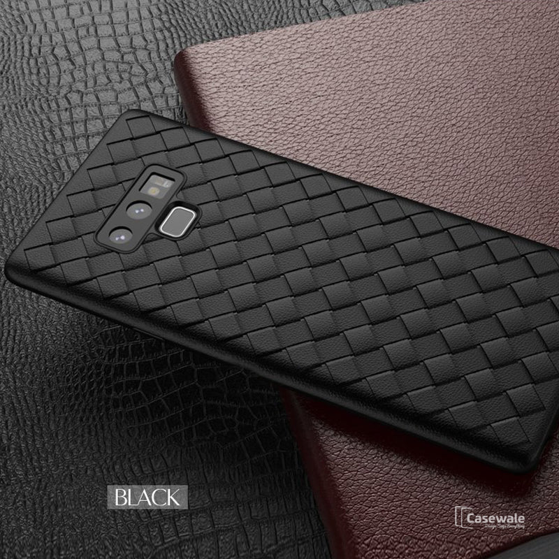 Luxury Grid Weave Hollow Ultra Thin Case for Galaxy Note 9