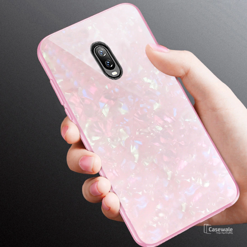 Luxury Marble Pattern Glass Phone Case for OnePlus 6T