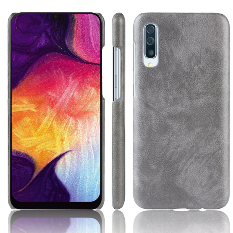 Luxury Leather Finish Full Protection Case for Galaxy A50