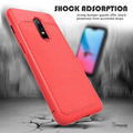 Luxury V TPU Leather Full Protection Phone Case for OnePlus 6