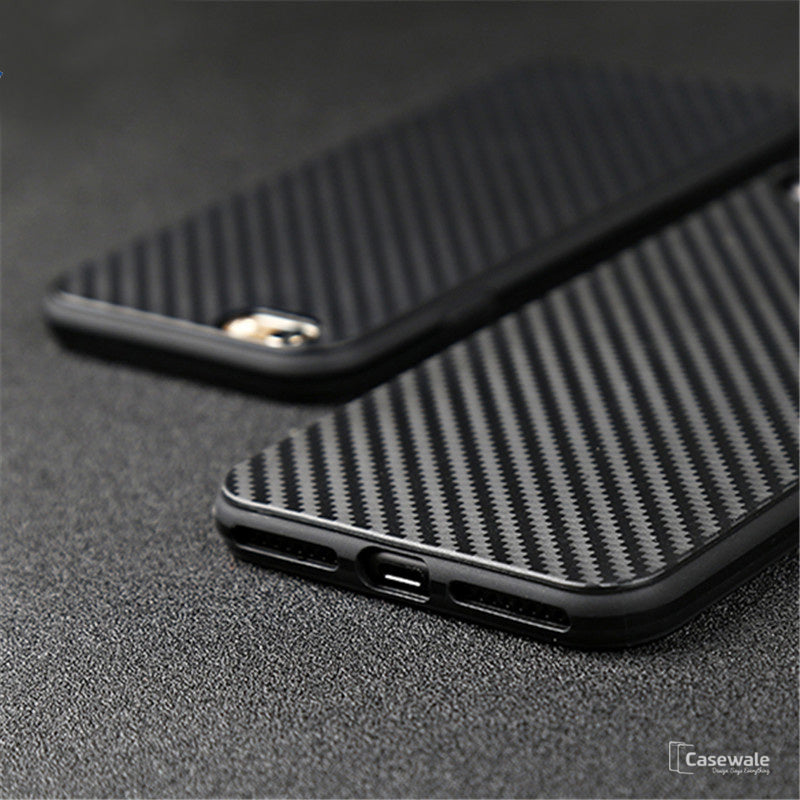 iPhone 7/ 7 Plus Carbon Fiber Ultra-thin Protection Back Case