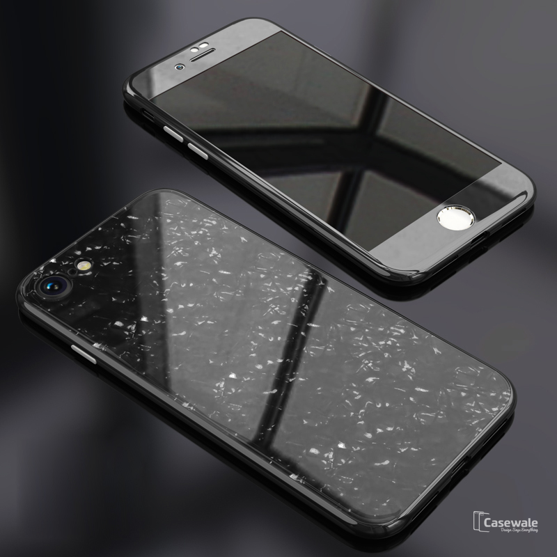 Luxury Marble Pattern Tempered Glass Case for iPhone 6/ 7/ 8 ( SALE )