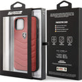 Ferrari Heritage Quilted Leather Hard Case for iPhone 11 Series