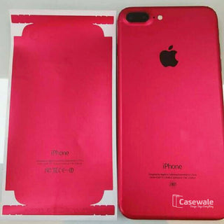 iPhone Red Full Curved Skin/ Sticker Back Body Protection