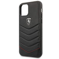 Ferrari Heritage Quilted Leather Hard Case for iPhone 11 Series