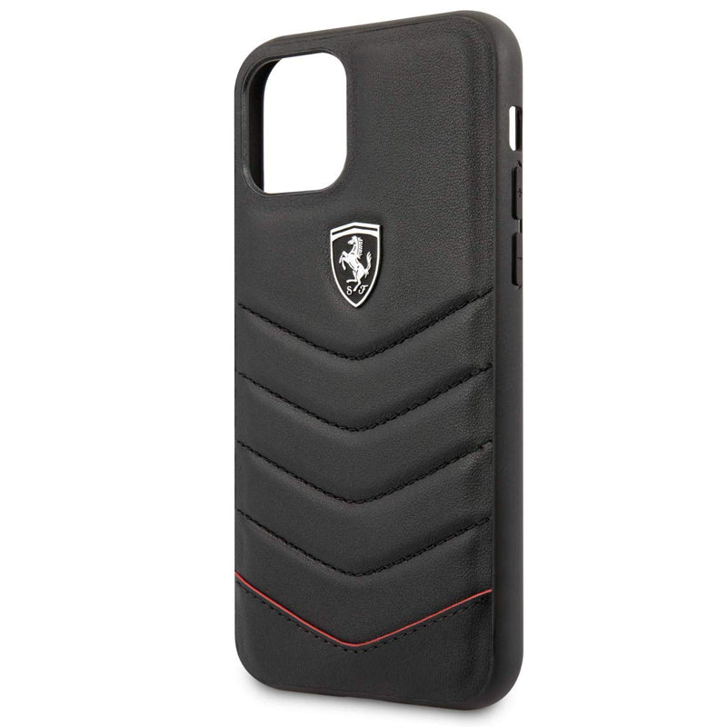 Ferrari Heritage Quilted Leather Hard Case for iPhone 11 Series