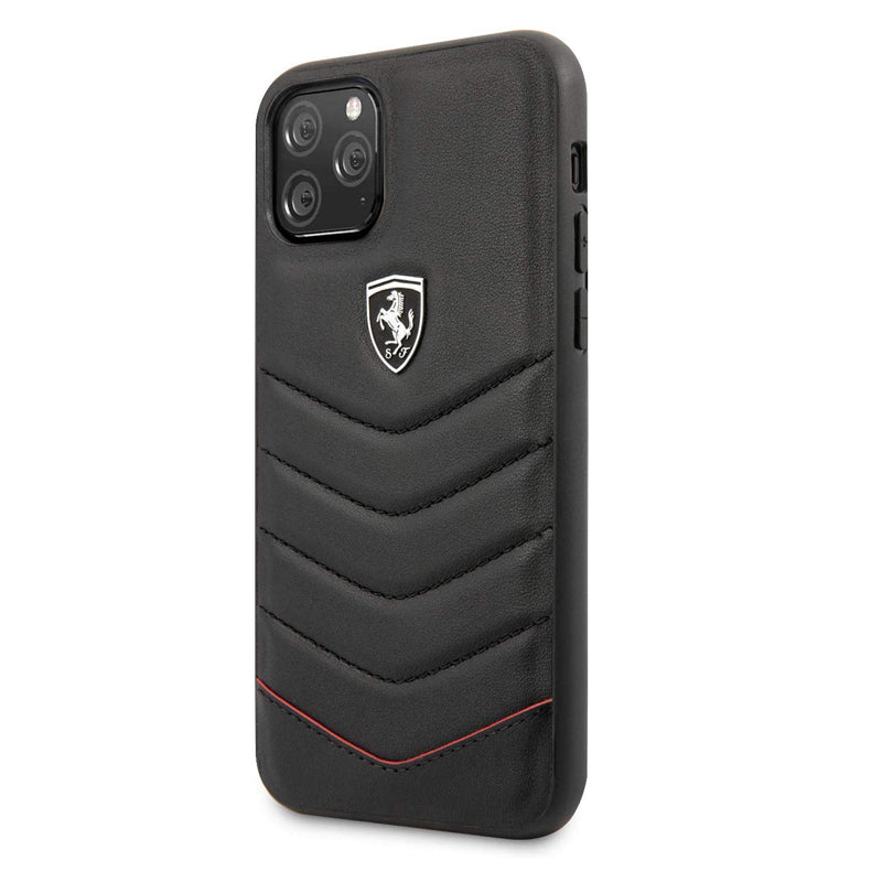 Ferrari Heritage Quilted Leather Hard Case for iPhone 11 Series