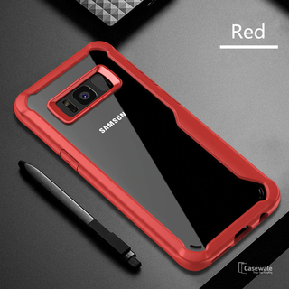LUPHIE Shockproof Transparent Back Case for Galaxy S8/ S8 Plus