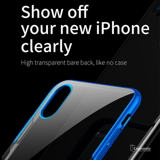 High-end Fashion Transparent Phone Case for iPhone XS