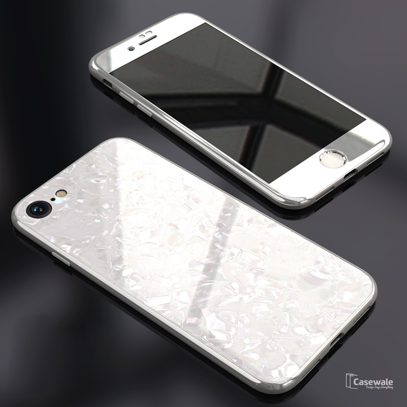 Luxury Marble Pattern Tempered Glass Case for iPhone 6/ 7/ 8 ( SALE )