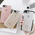 Luxury Geometric Diamond Transparent  Case for iPhone 7/ 8, 7 Plus/ 8 Plus