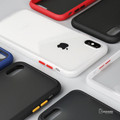 Anti-knock Armor Transparent Matte Hard Case for iPhone X, XS, XR or XS Max